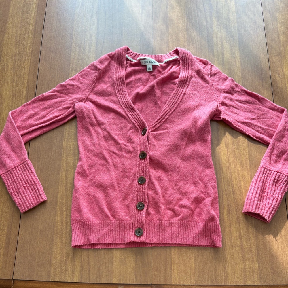 Banana Republic Rose Button-Up Cardigan